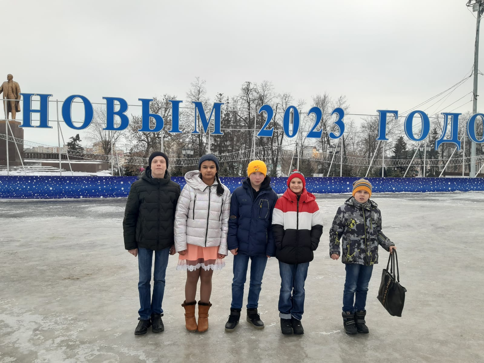 Новогодняя экскурсия по Советской  площади, г. Саранска.